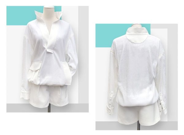 Set Đồ Nữ Cao Cấp, Phong Cách Thời Trang Thể Thao Năng Động, Quần Short –  Màu Trắng Sang Trọng – Cướp Theo Giờ